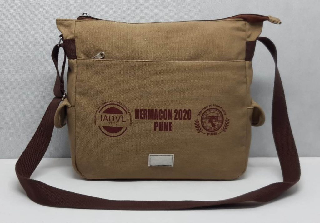 Canvas Office Sling Bag for Conference