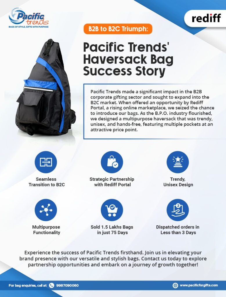 Rediff haversack Bags Pacific Trends